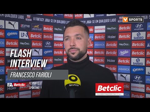 I Liga (#21) | FC Porto 1-1 Sporting: Flash Interview Francesco Farioli