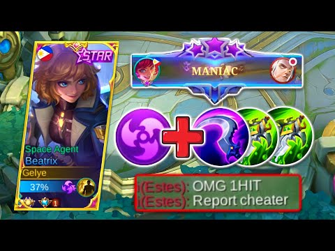 BEATRIX ONE SHOT BUILD | TOTALLY DELETE ALL HEROES | MLBB