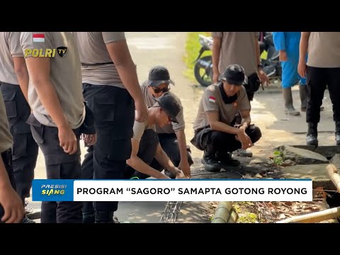 DIT SAMAPTA POLDA DIY &amp; SATUAN TIM ANTI KRIMINAL YOGYAKARTA GELAR &ldquo;SAGORO&rdquo; SAMAPTA GOTONG ROYONG