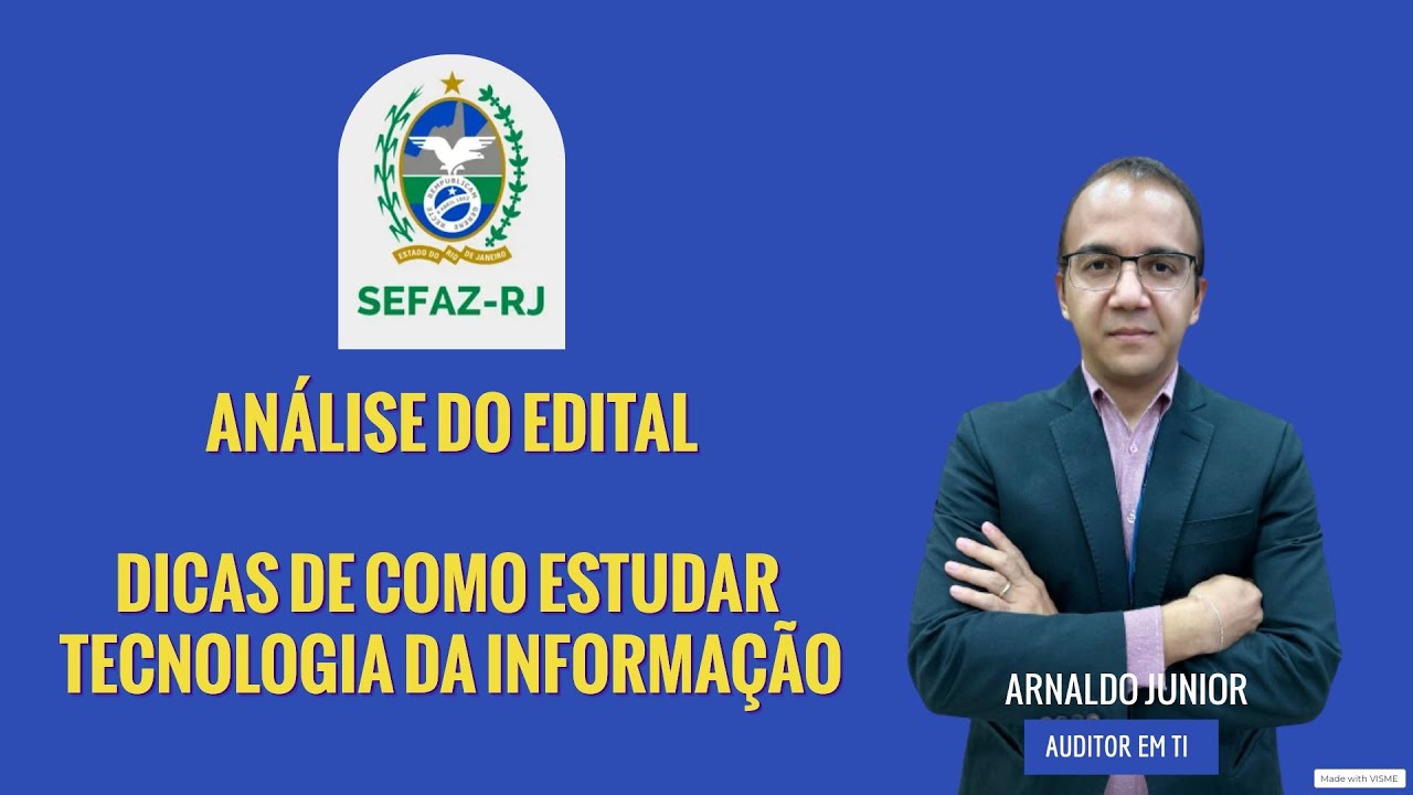 Como Estudar TI para o Concurso de Auditor Fiscal da SEFAZ-RJ | Análise do Edital e Dicas de Estudo!