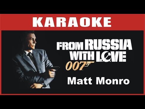 From Russia With Love - Matt Monro (4K Karaoke)