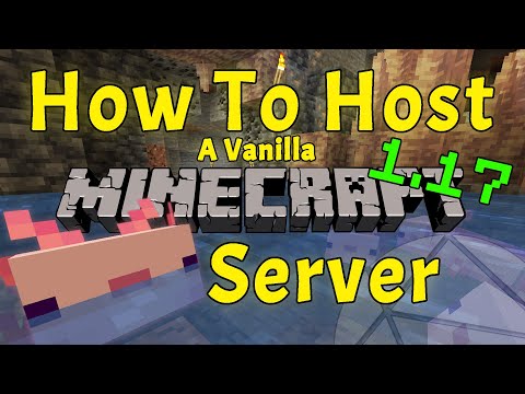 How To Make A Minecraft 1.17.1 Server (Hosting Your Own Vanilla Server is EASY)