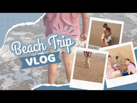Beach day with ashvik #vlog #fun #sunny #beach 