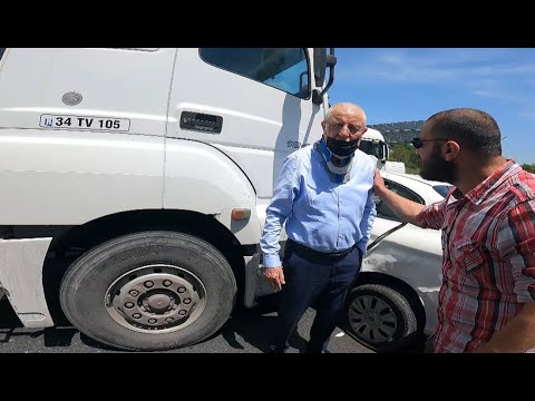 TIR'IN ALTINDA KALAN AMCA (Lastiğini Değiştirdim) YolGünlüğü#14