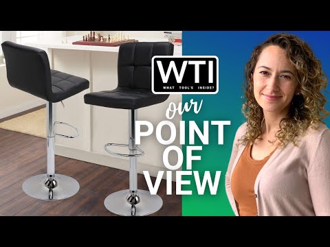 Magshion Black Swivel Bar Stools - WTI product video review