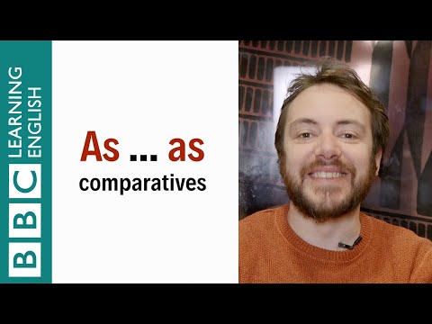 As ... as comparatives - English In A Minute