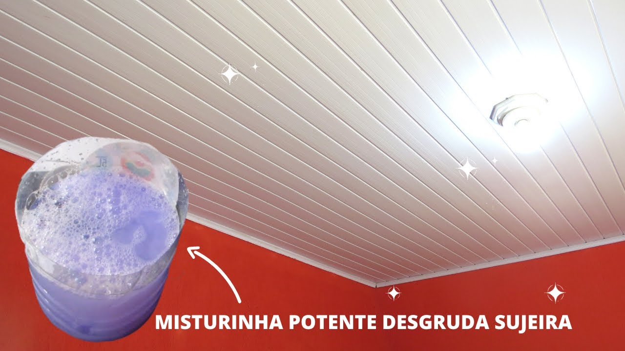 Limpeza fácil do FORRO DE PVC no teto | Coisas Fáceis
