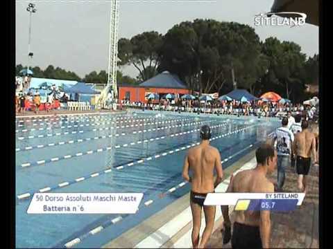 Serie 6 dei 50 Dorso  Assoluti Maschi Master - 12 MEMORIAL ANDREA BETTIOL