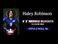 Haley Robinson OTVA 16 -1s highlights