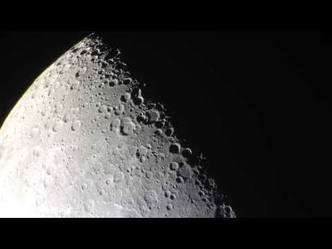 Lunar X / Purbach Cross Captured with an iPhone5 and homemade telescope and adapter Video