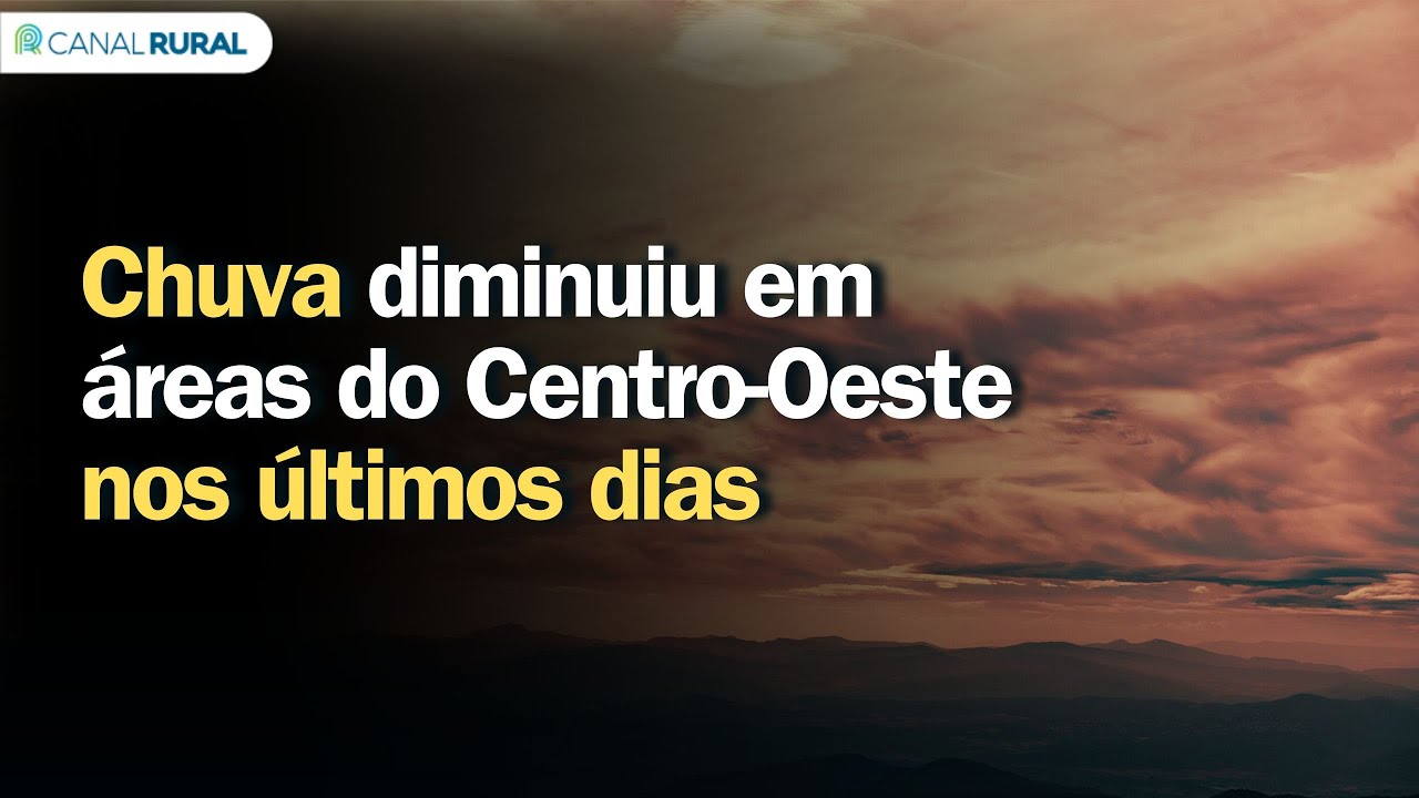 Chuva diminuiu em áreas do Centro-Oeste nos últimos dias | Previsão do tempo