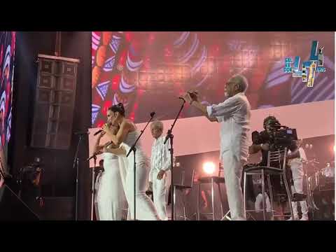 "Por Causa De Você, Menina" - Caetano, Gil, Ivete e Luedji no festival Viva Salvador