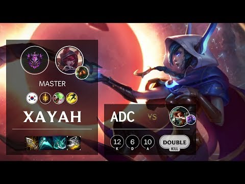 Xayah ADC vs Miss Fortune - KR Master Patch 10.10