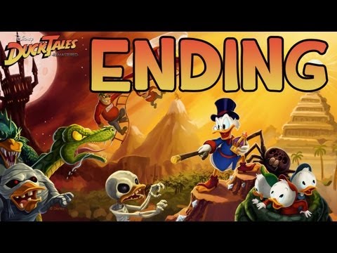 Ducktales Remastered - FINAL BOSS & ENDING - Dracula Duck & Race For Number One Dime!