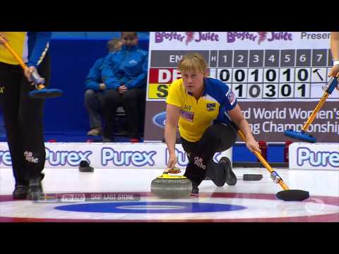 CURLING: DEN-SWE World Women's Chp 2014 Draw 9 - HIGHLIGHTS