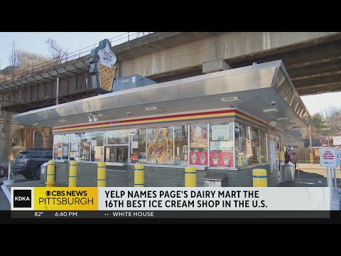Yelp names Page's Dairy Mart the 16th best ice cream shop in the U.S.