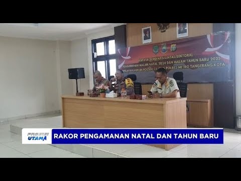 POLSEK CILEDUG GELAR RAKOR PENGAMANAN NATAL 2024 &amp; TAHUN BARU 2025