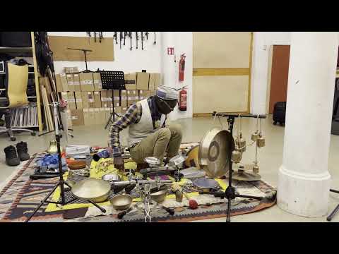 Roscoe Mitchell & Dudú Kouate Studio Setup 1