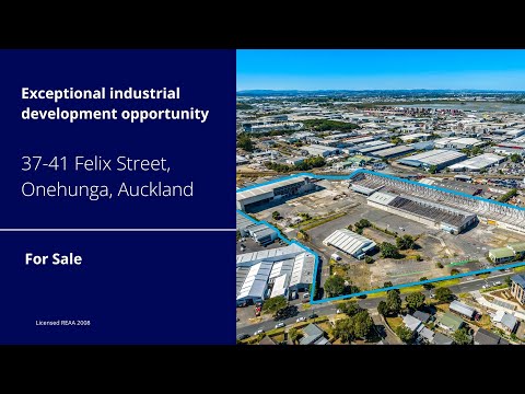 37-41 Felix Street, Onehunga, Auckland City, 0房, 0浴, Warehouse