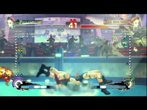 Cartish [Cammy] Vs OldTensai [Cammy] SSF4 AE Online Ranked Matches - PSN