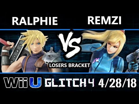 Glitch 4 - Ralphie (Cloud) Vs. Remzi (Zero Suit Samus, Sheik) - Wii U Singles Losers Top 24