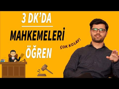 3 Dk'da Mahkemeleri Öğren | ÇOK KOLAY!