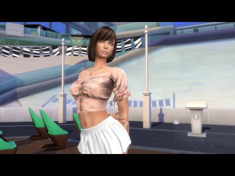sims cc download girl Yvonne Gauthier by Bonita100 Game Video Preview