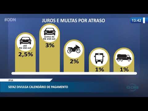 Sefaz divulga calendário de pagamento 05 01 2021