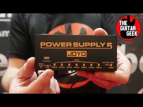 Joyo JP-05 Power Supply 5 Pedal Power Supply 8 Outputs 9v 12v 18v USB Rechargeable image 7