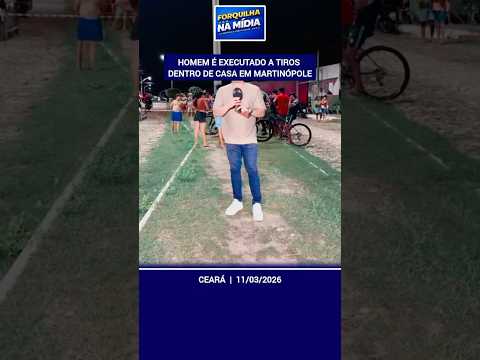 Homem é executado a tiros dentro de casa em Martinópole