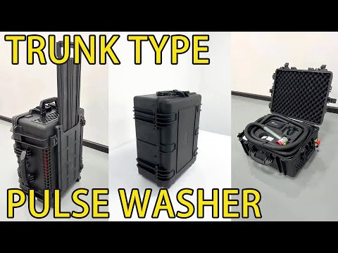JPT 200w trolley case pulse laser cleaning and derusting machine