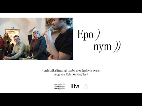 Kristín Ómarsdóttir and Álvaro Seiça in conversation with Michal Tallo ) Eponym ) Epic Residencies
