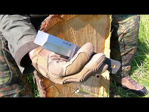 COLD STEEL SRK, VG-10 San Mai - KNIFE DESTRUCTION TEST - UNTIL IT BREAKS - STEEL: VG-10, SAN MAI !!!
