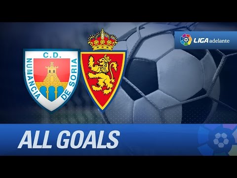 Todos los goles de CD Numancia (2-0) Real Zaragoza - HD