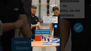 Fitinguri prin presare S-Press PLUS - Test montaj fiting Uponor S Press PLUS