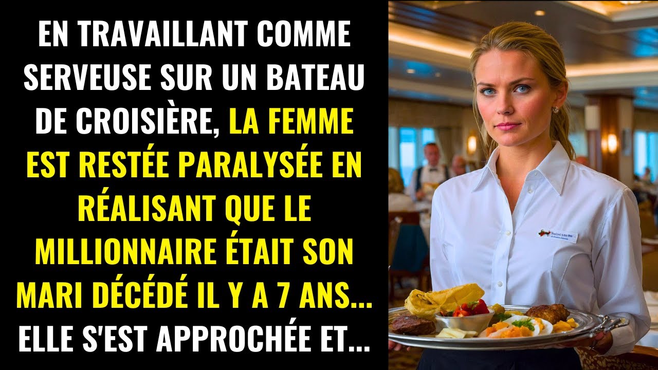 EN TANT QUE SERVEUSE, ELLE EST RESTÉE PARALYSÉE EN VOYANT QUE LE MILLIONNAIRE ÉTAIT SON MARI DÉCÉDÉ