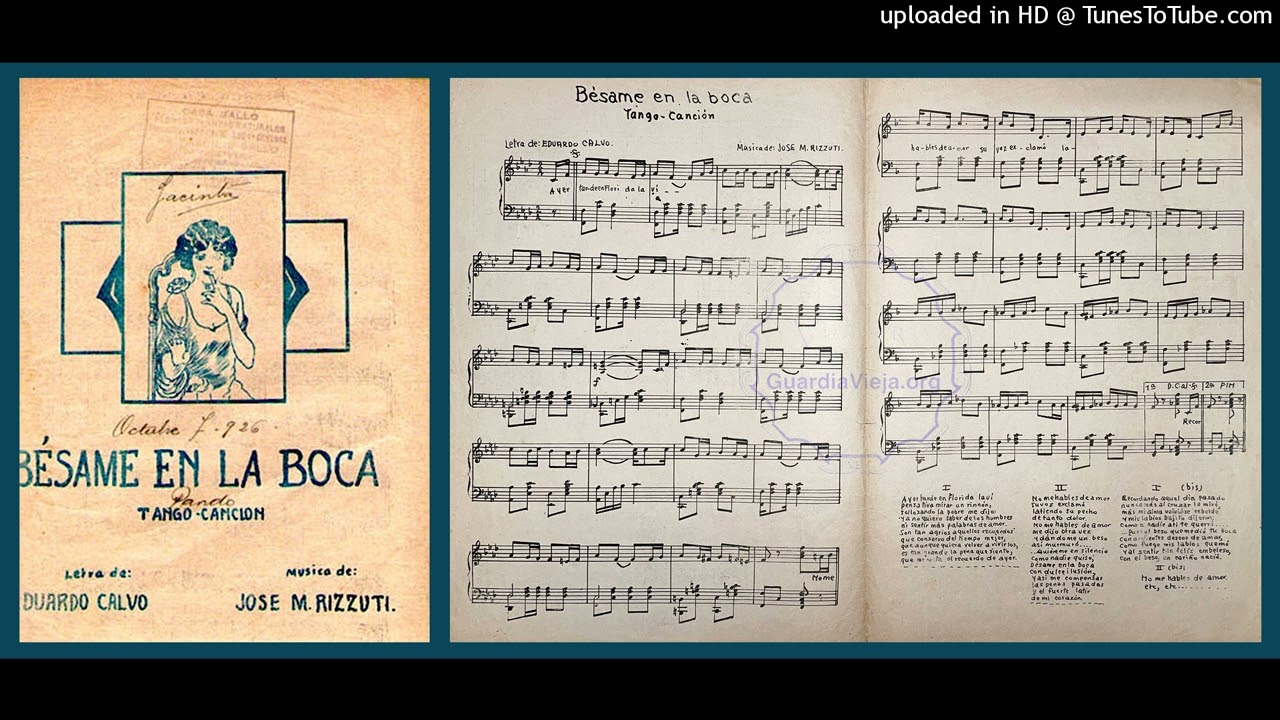 Besame en la boca -  Orquesta Típica Fresedo - 1926