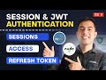 Hybrid Authentication Secure Fast Login With Sessions JWT Access Refresh Token