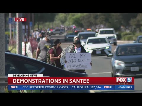 Protests Against Police Brutality Continue Around San Diego County
