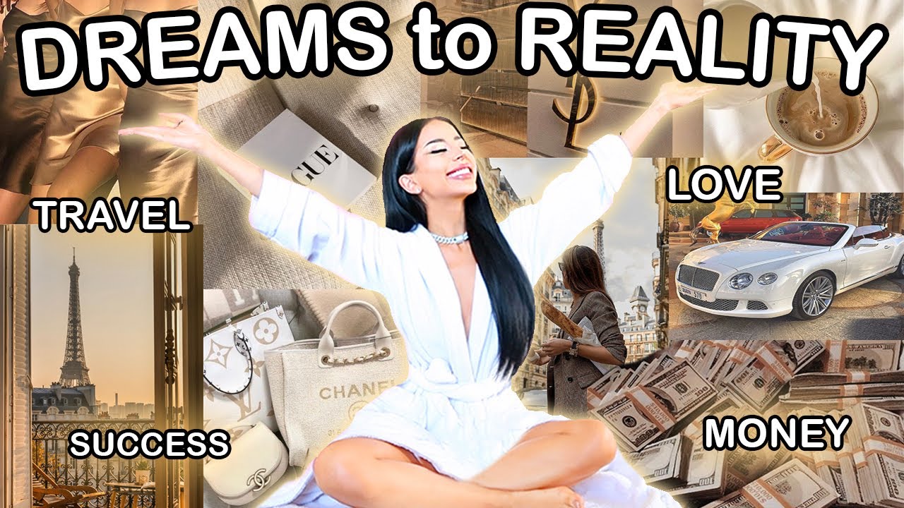 Making My 2023 Vision Board! (& how i make my dreams come true)