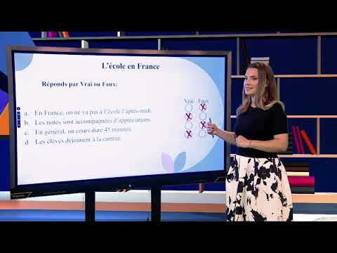 TeleŞcoala: Limba franceză – Apprenons le français – lecţia 10  (@TVR2)