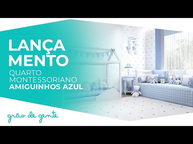 Quarto de Bebê Montessoriano Amiguinhos - Grão de Gente
