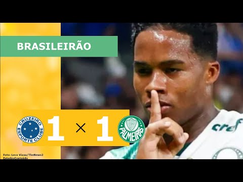 GOLS: PALMEIRAS 1 X 1 CRUZEIRO; PALMEIRAS CAMPEÃO BRASILEIRO