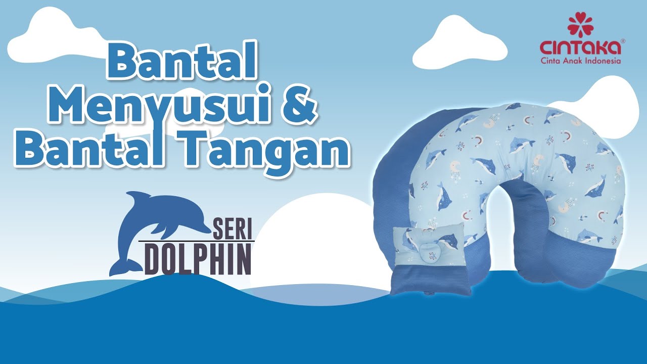 Bantal Menyusui & Bantal Tangan Dolphin Series CBB3713