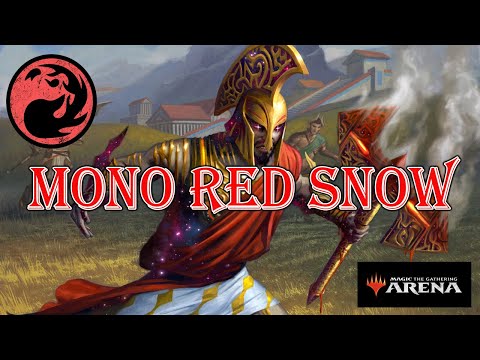 Mono Red Snow for Ladder Standard BO3 - MTG Arena