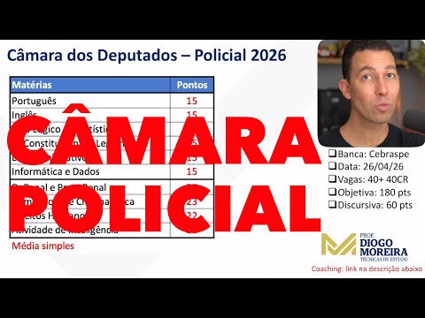 Brazilian Chamber of Deputies Legislative Police Officer Exam 2026: analysis of the exam announce...
