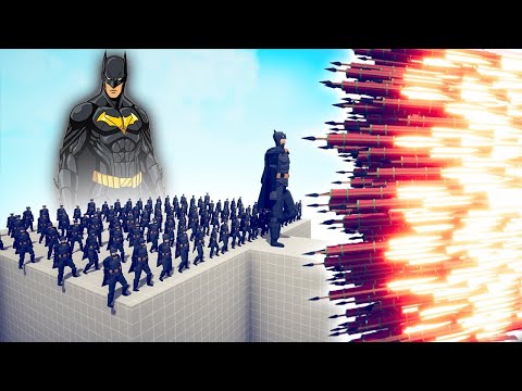 100x BATMAN + 1x GIANT BATMAN vs EVERY GOD - TABS | Totally Accurate Battle Simulator 2025