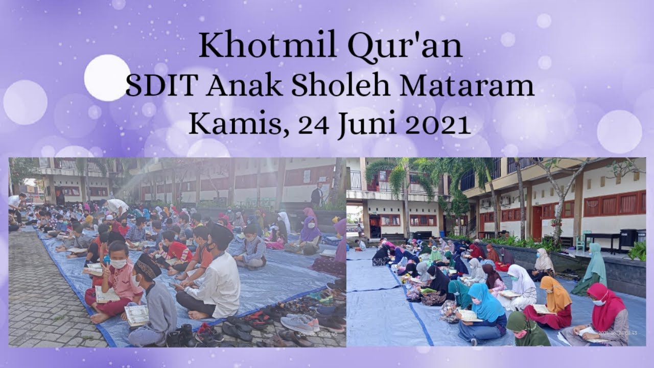 Khotmil Qur'an 24 Juni 2021