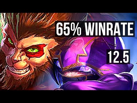 WUKONG vs KENNEN (TOP) | 65% winrate, 6 solo kills | NA Diamond | 12.5