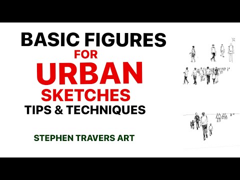 Grundlegende Figuren für Urban Sketches Tipps & Techniken